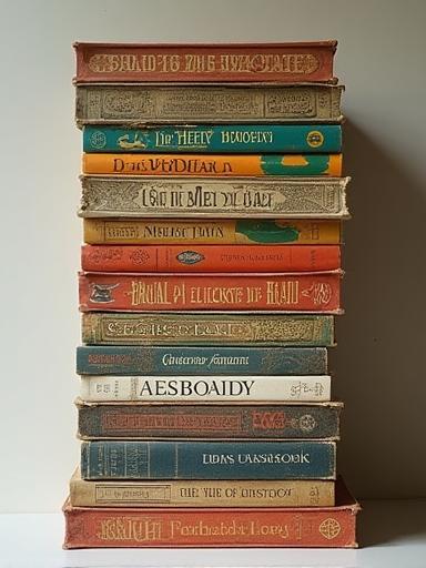 Pilha de capas de livros sobre história do Brasil.